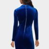 bebe1296_sapphire_3_ae194e1d-111e-4329-a4e5-e52d24a93272 Beaded Sash Velvet Mini Dress